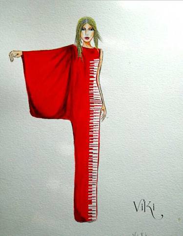 Original Realism Fashion Paintings by Viktoriia Kyrylenko
