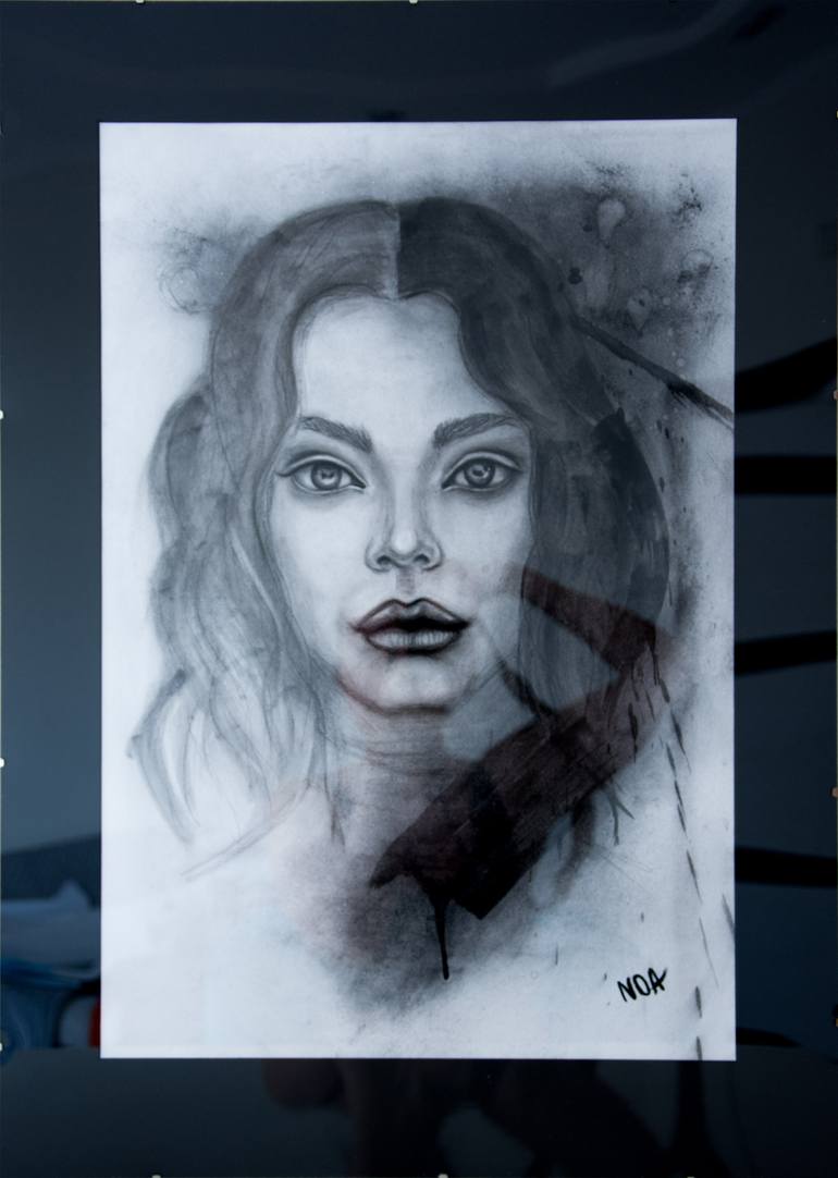 Original Contemporary Women Drawing by Olha Naduieva