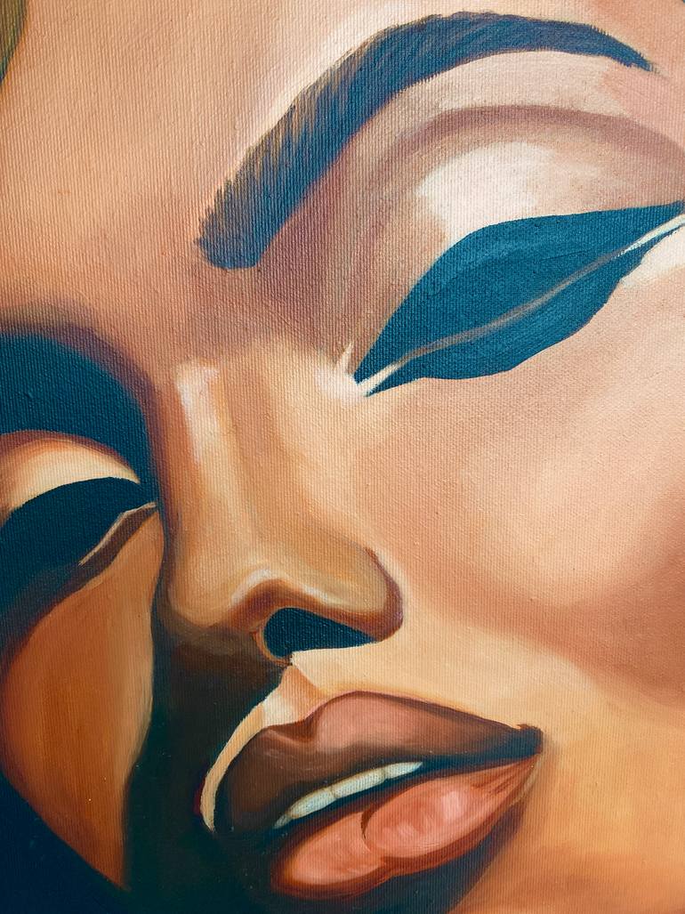 Original Portraiture People Painting by Olha Naduieva