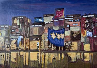 Original Contemporary Landscape Painting by Michel Testard