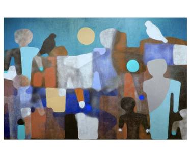 “Blue Moon 2.15” - Limited Edition, #1 of 25, Stretched Canvas thumb