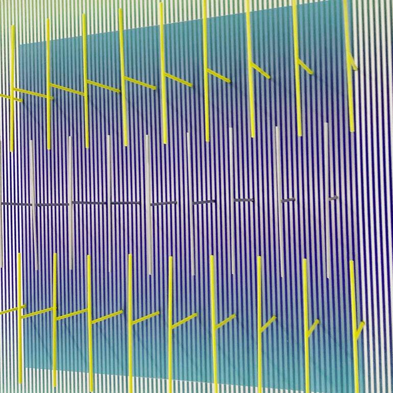 Original Modernism Abstract Painting by J Carvallo