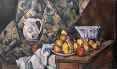 After Cezanne, Still Life With Apples And Peaches thumb
