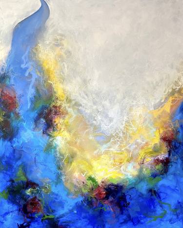 Original Abstract Expressionism Abstract Paintings by Tanya Roland