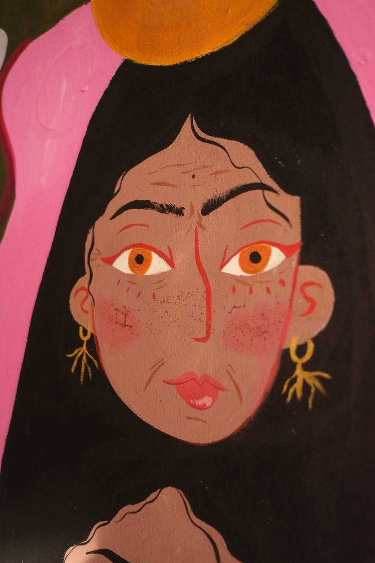 Original Illustration Women Painting by Xmarialunax Molina