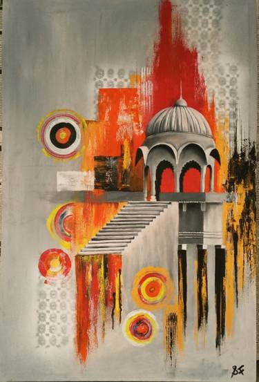 Original Abstract Expressionism Abstract Paintings by Sana Fatima