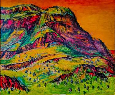 Original Expressionism Landscape Painting by Jeremy Holton