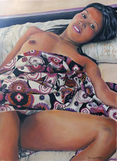 Print of Realism Erotic Paintings by Jeremy Holton