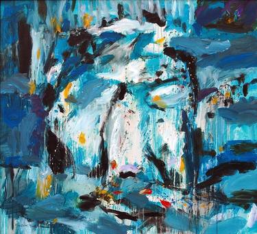Original Abstract Expressionism Abstract Paintings by THAER KHAZEM