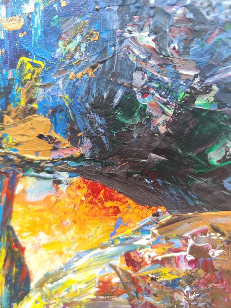 Original Abstract Expressionism Abstract Painting by Nadiya Pankova