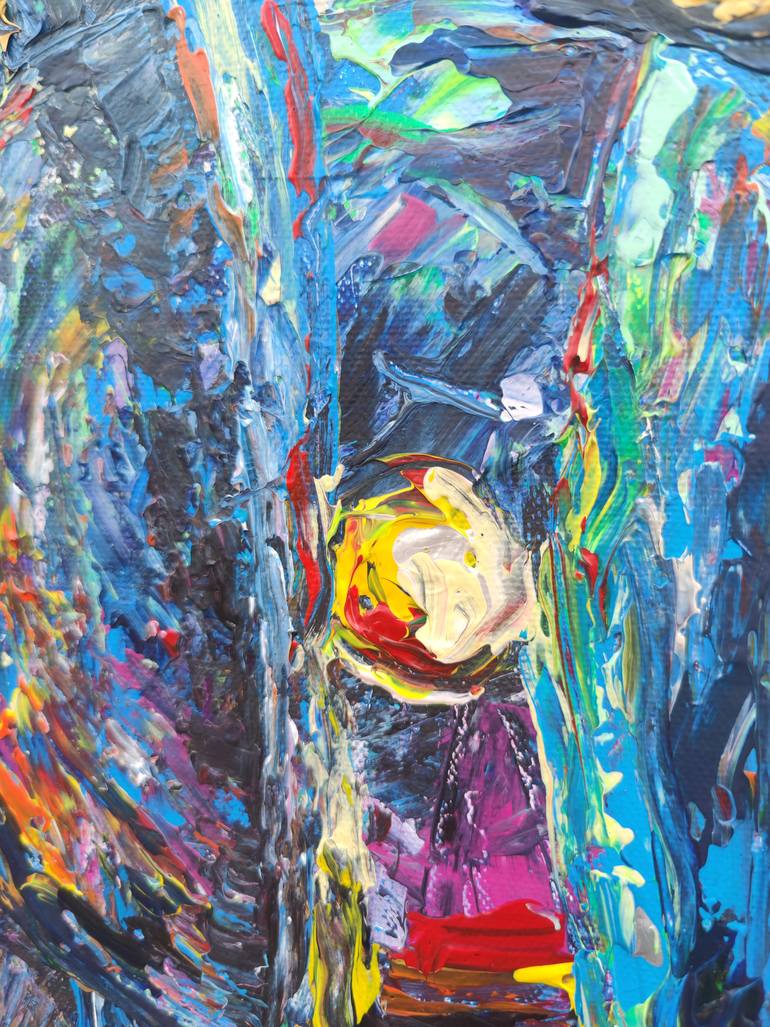 Original Abstract Expressionism Abstract Painting by Nadiya Pankova