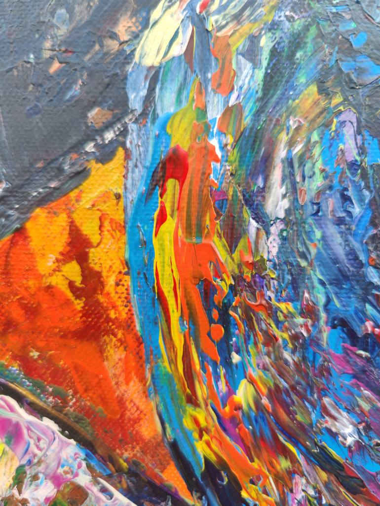Original Abstract Expressionism Abstract Painting by Nadiya Pankova