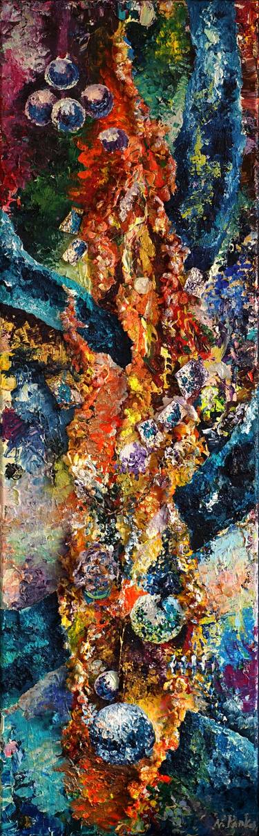 Original Abstract Expressionism Abstract Paintings by Nadiya Pankova