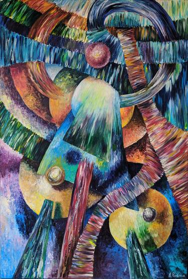 Original Abstract Expressionism Abstract Paintings by Nadiya Pankova