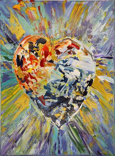 Original Abstract Love Paintings by Nadiya Pankova