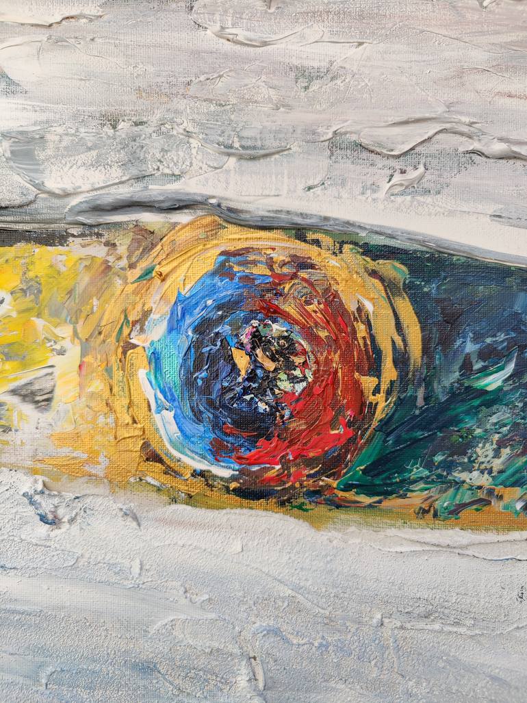 Original Abstract Expressionism Abstract Painting by Nadiya Pankova