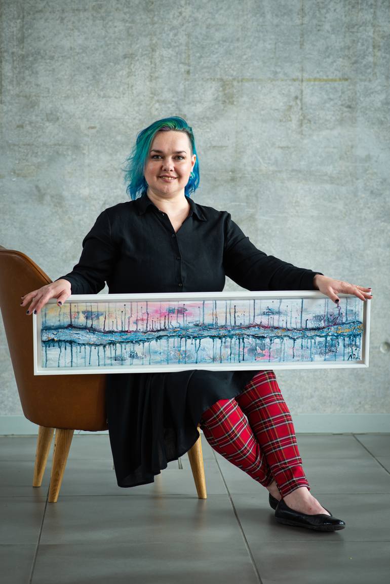 Original Abstract Expressionism Abstract Painting by Nadiya Pankova