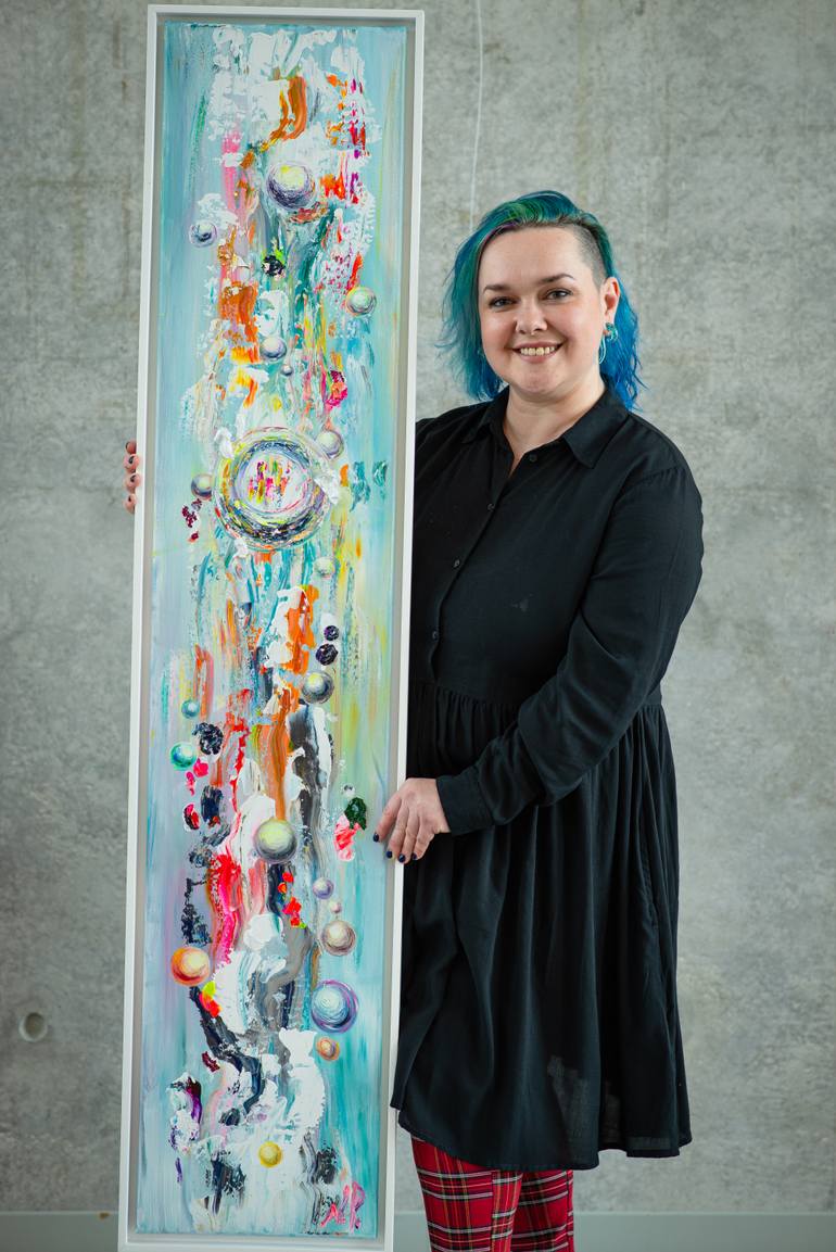 Original Abstract Expressionism Abstract Painting by Nadiya Pankova