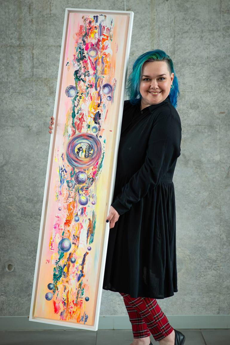 Original Abstract Expressionism Abstract Painting by Nadiya Pankova