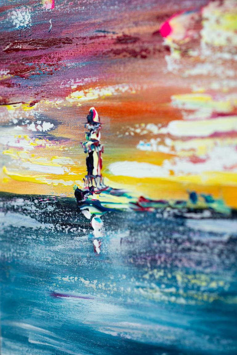 Original Abstract Expressionism Abstract Painting by Nadiya Pankova