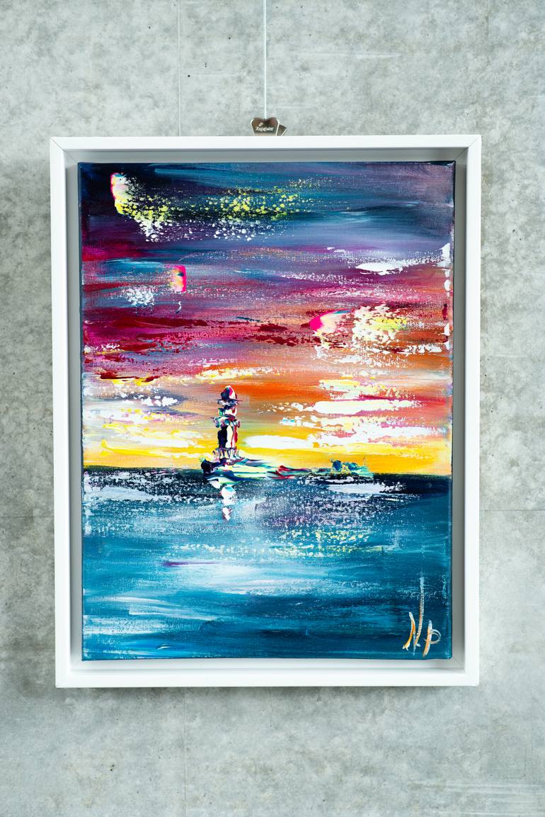 Original Abstract Expressionism Abstract Painting by Nadiya Pankova