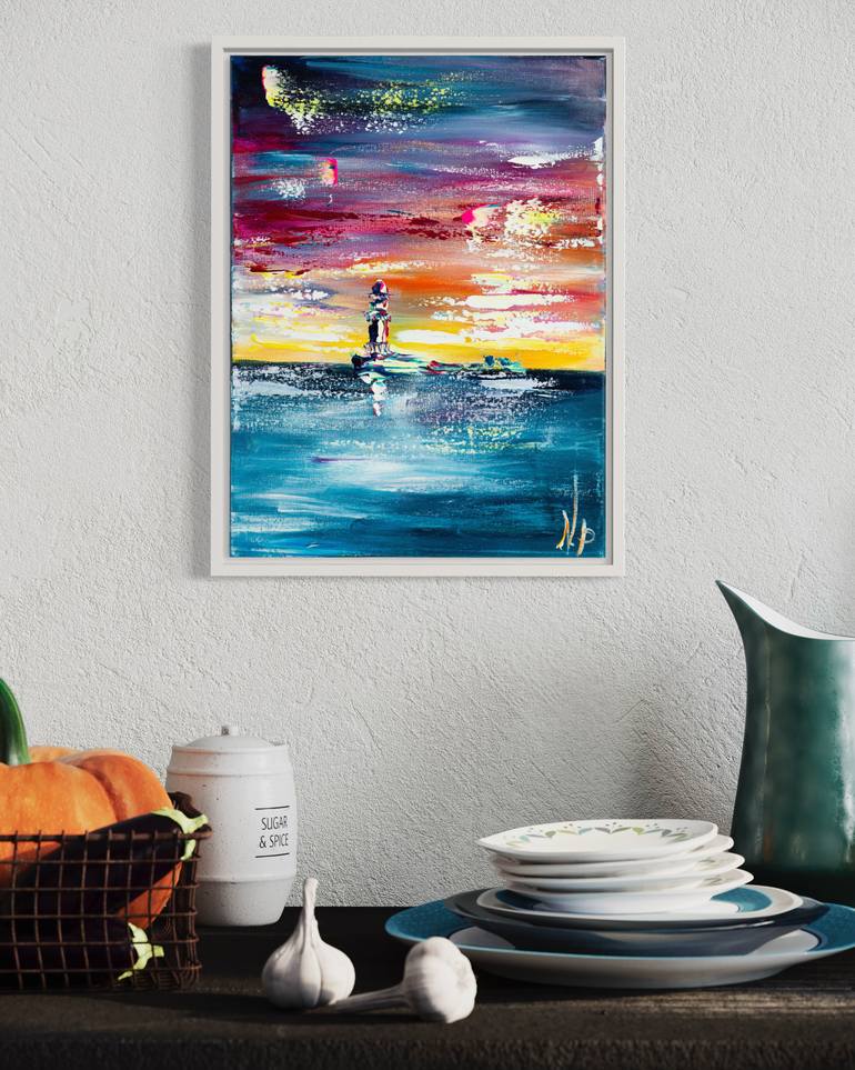Original Abstract Expressionism Abstract Painting by Nadiya Pankova