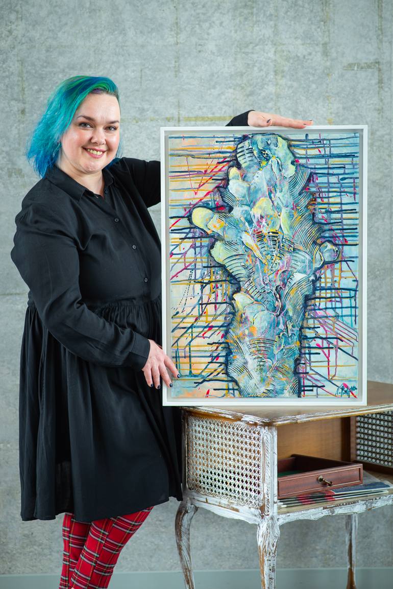 Original Abstract Expressionism Abstract Painting by Nadiya Pankova