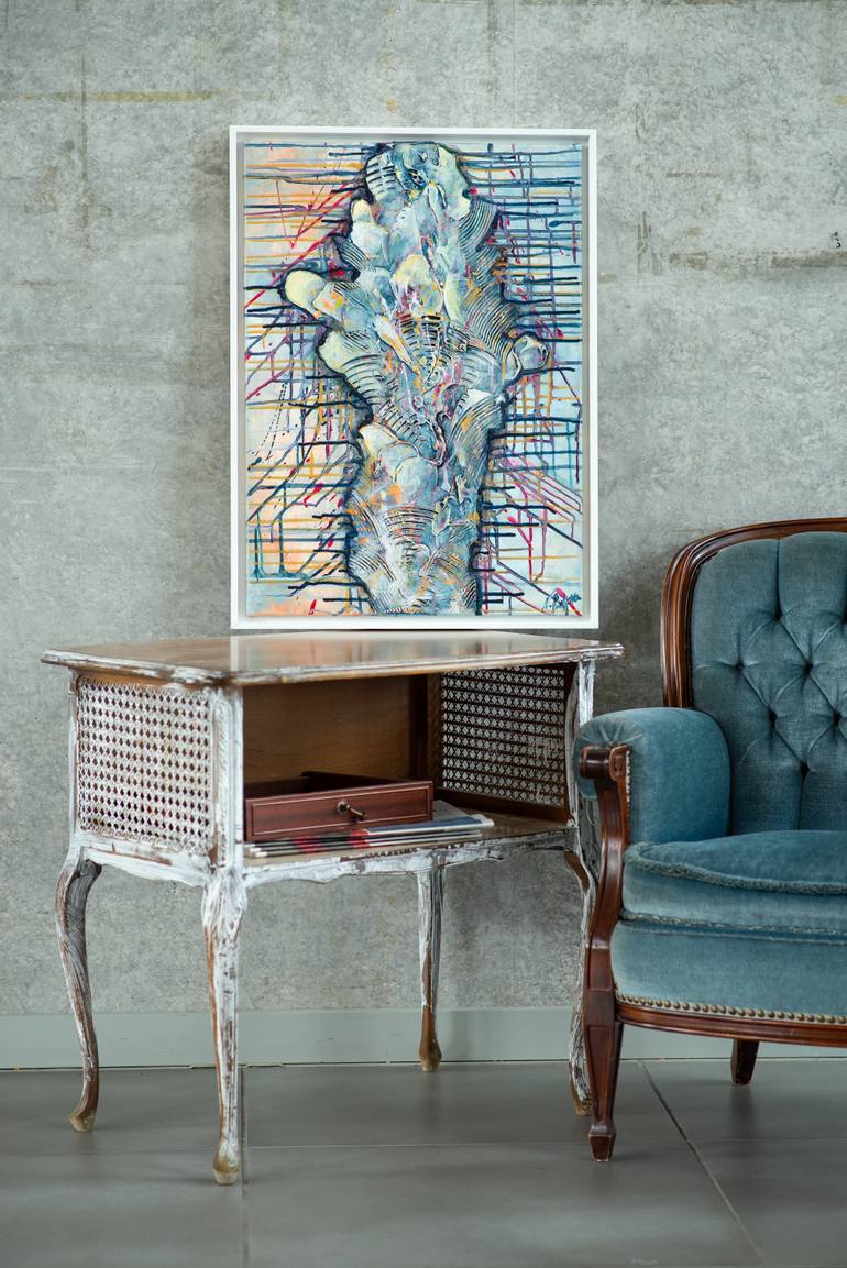 Original Abstract Expressionism Abstract Painting by Nadiya Pankova