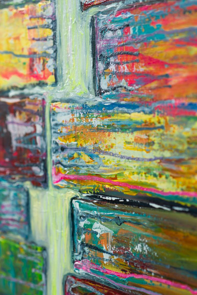 Original Abstract Expressionism Abstract Painting by Nadiya Pankova