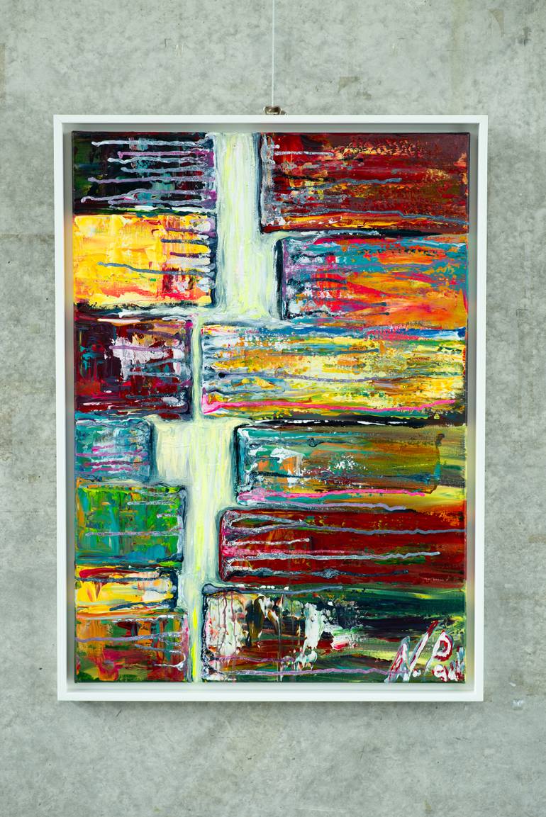 Original Abstract Expressionism Abstract Painting by Nadiya Pankova