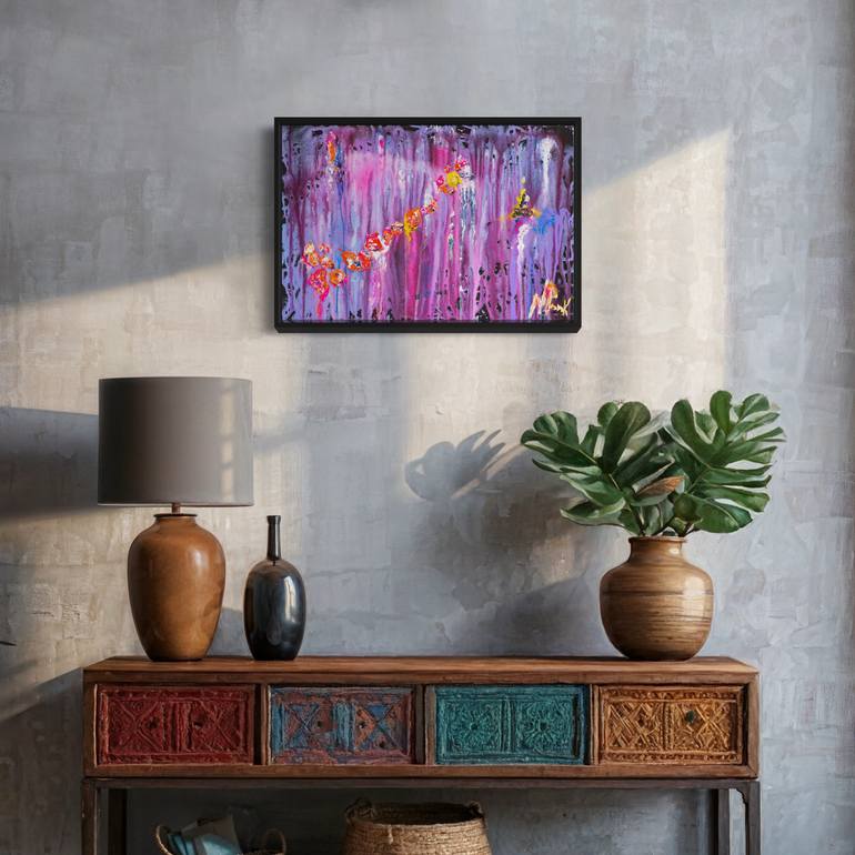 Original Abstract Expressionism Abstract Painting by Nadiya Pankova