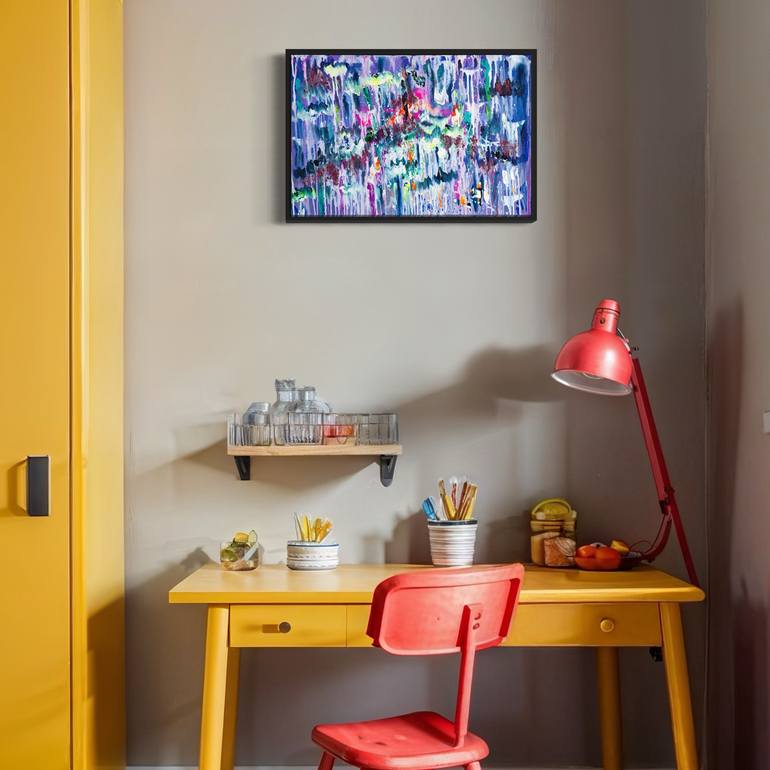 Original Abstract Expressionism Abstract Painting by Nadiya Pankova