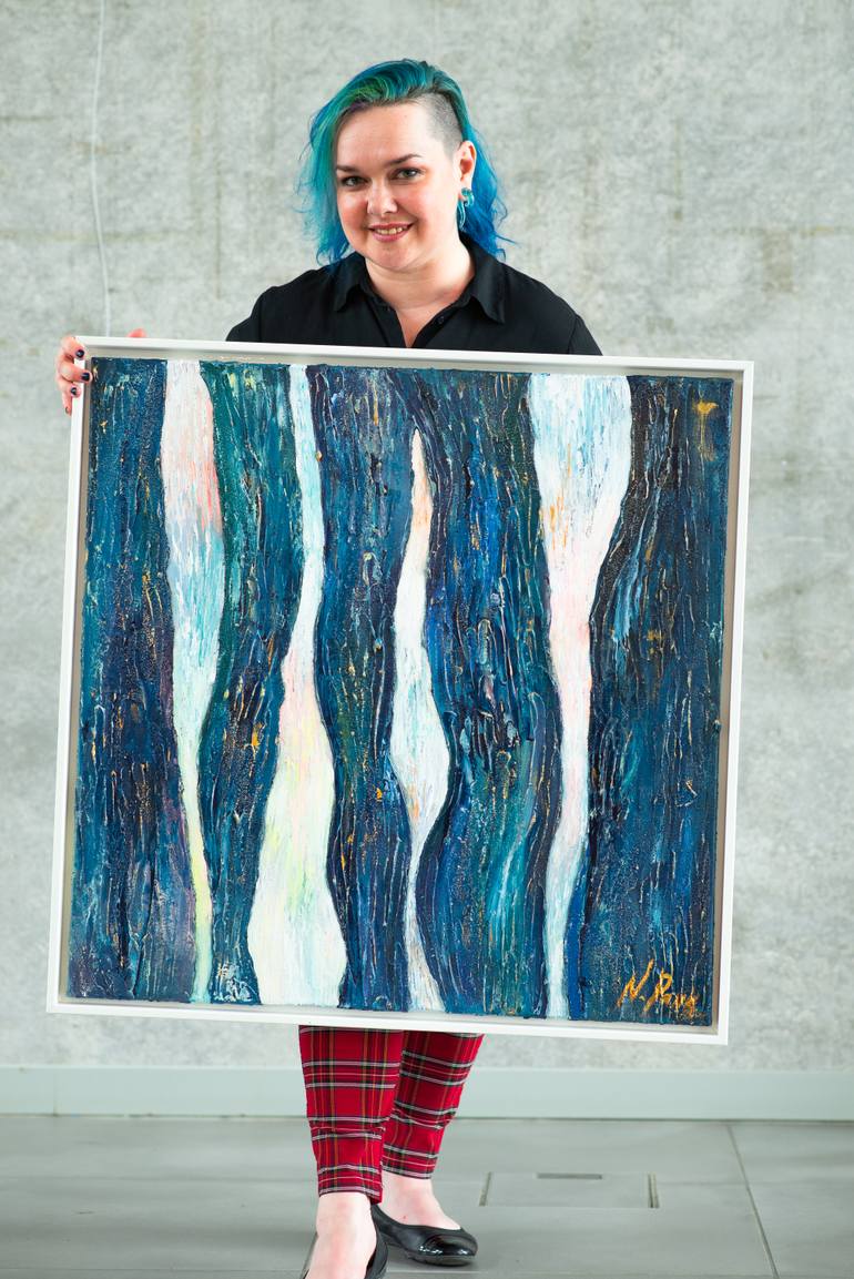 Original Abstract Expressionism Abstract Painting by Nadiya Pankova