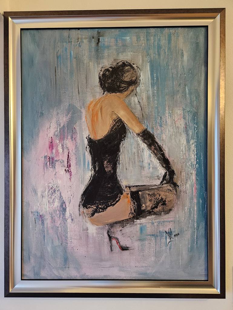 Original Impressionism Women Painting by Victoria Jane