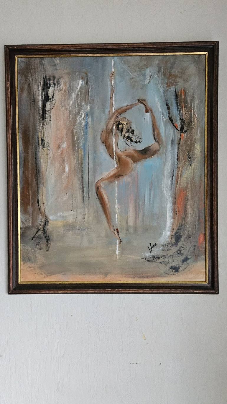 Original Impressionism Nude Painting by Victoria Jane
