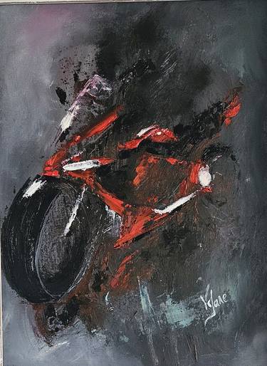 Print of Abstract Expressionism Car Paintings by Victoria Jane