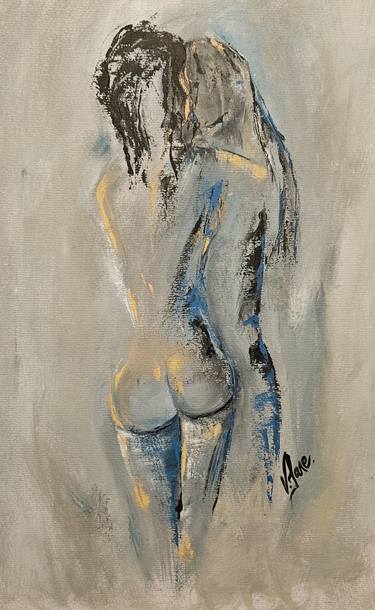 Original Art Deco Nude Paintings by Victoria Jane