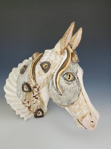 Print of Fine Art Horse Sculpture by Suzy Pease