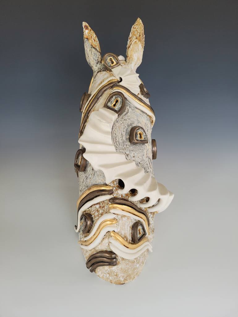 Original Other Horse Sculpture by Suzy Pease