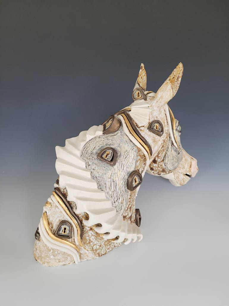 Original Other Horse Sculpture by Suzy Pease