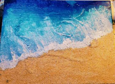 Print of Expressionism Beach Paintings by Jessica Daggy-Smith