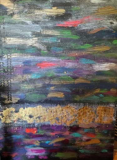 Original Abstract Expressionism Abstract Paintings by Jessica Daggy-Smith