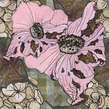 Print of Floral Drawings by Emma Wilkinson