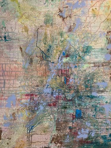 Original Abstract Expressionism Abstract Paintings by Julia Curtis