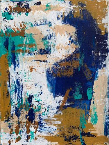 Original Abstract Expressionism Abstract Painting by Julia Curtis