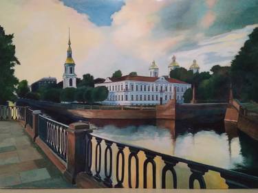 Original Expressionism Landscape Paintings by Tatiana Kozhevnikova