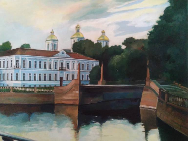 Original Landscape Painting by Tatiana Kozhevnikova
