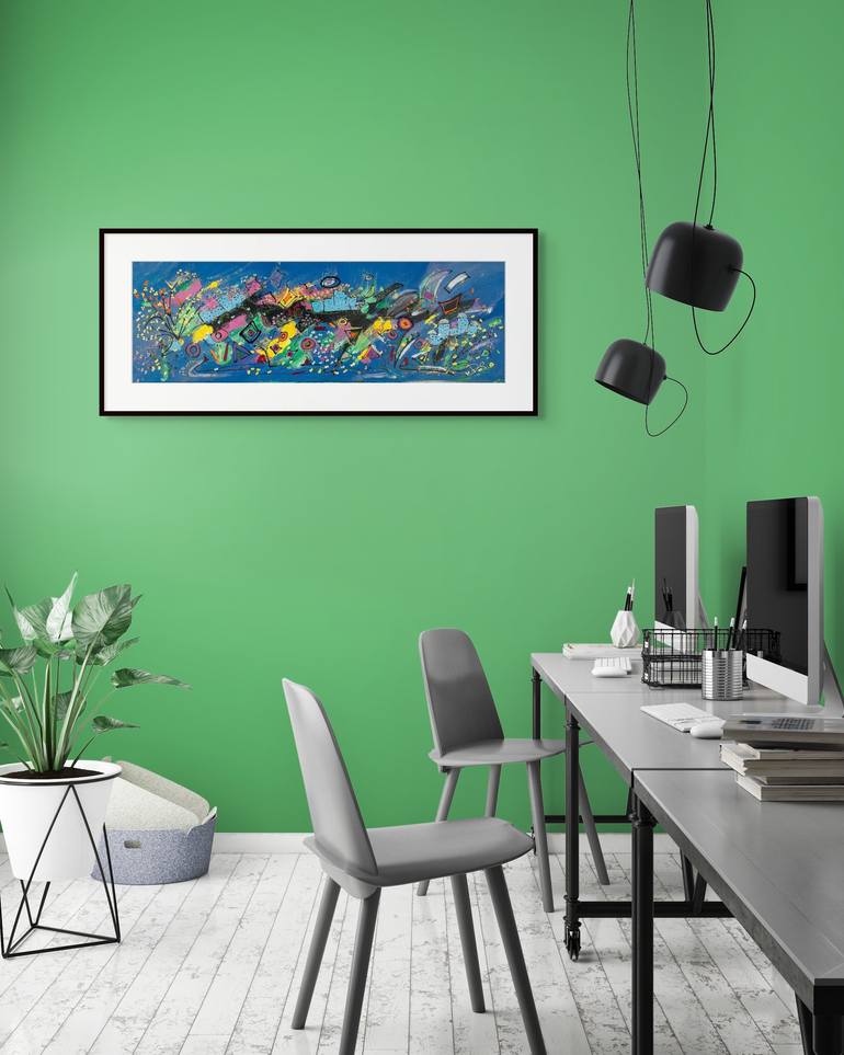 Original Abstract Expressionism Abstract Painting by Dorothea Sandra