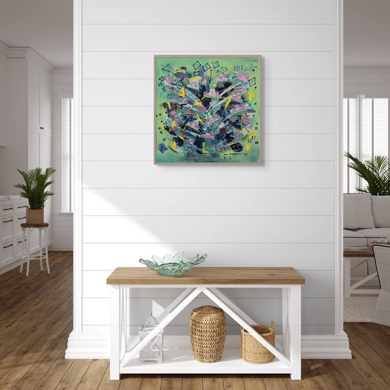 Original Abstract Expressionism Abstract Painting by Dorothea Sandra