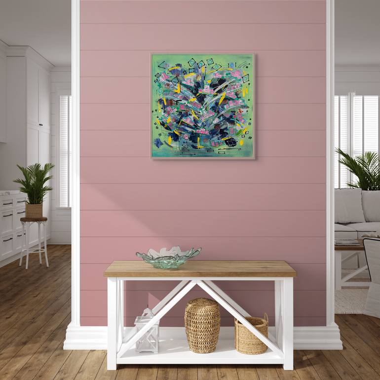 Original Abstract Expressionism Abstract Painting by Dorothea Sandra